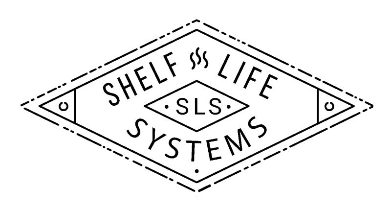 Shelf Life Systems white logo